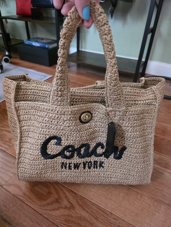 Coach Handbags - Coach Cargo Tote, Straw